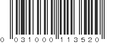 UPC 031000113520