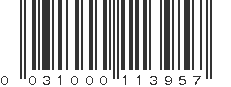 UPC 031000113957