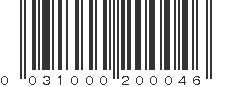 UPC 031000200046