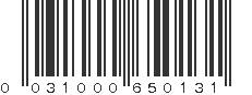 UPC 031000650131