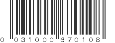 UPC 031000670108