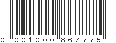 UPC 031000867775