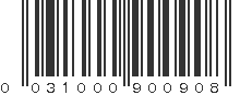 UPC 031000900908