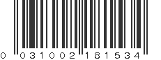 UPC 031002181534