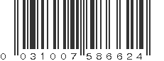 UPC 031007586624