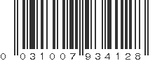 UPC 031007934128