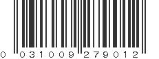 UPC 031009279012