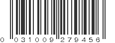 UPC 031009279456