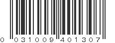 UPC 031009401307