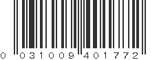 UPC 031009401772