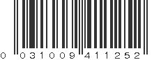 UPC 031009411252