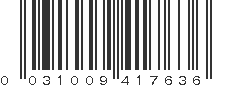 UPC 031009417636