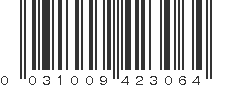 UPC 031009423064