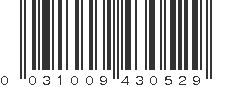 UPC 031009430529