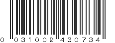 UPC 031009430734