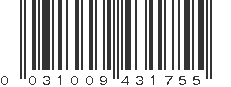 UPC 031009431755