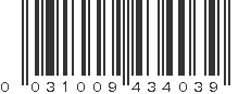 UPC 031009434039