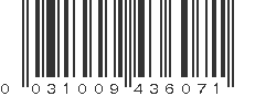 UPC 031009436071