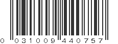 UPC 031009440757