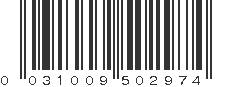 UPC 031009502974