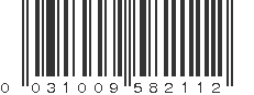 UPC 031009582112