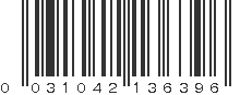 UPC 031042136396