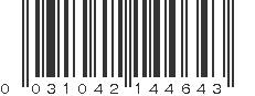 UPC 031042144643