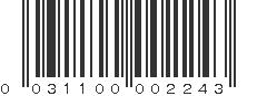 UPC 031100002243