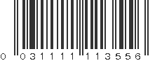 UPC 031111113556