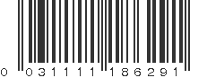 UPC 031111186291