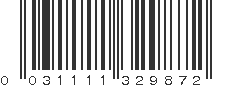 UPC 031111329872