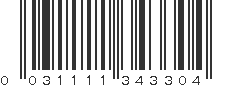 UPC 031111343304