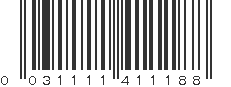 UPC 031111411188