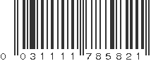 UPC 031111785821