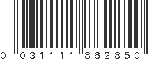 UPC 031111862850