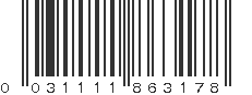 UPC 031111863178