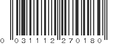 UPC 031112270180