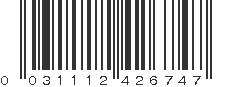 UPC 031112426747