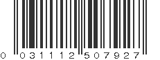 UPC 031112507927