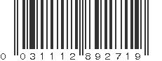 UPC 031112892719