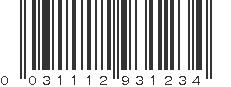 UPC 031112931234