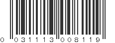 UPC 031113008119