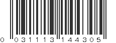 UPC 031113144305