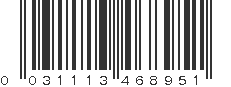 UPC 031113468951