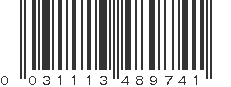 UPC 031113489741