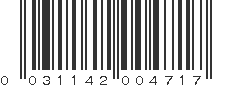 UPC 031142004717