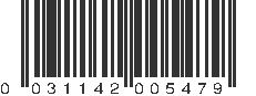 UPC 031142005479