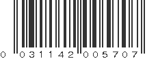 UPC 031142005707