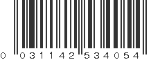 UPC 031142534054