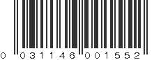 UPC 031146001552